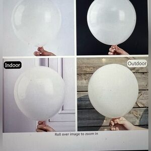 PartyWoo White Balloons Brand New